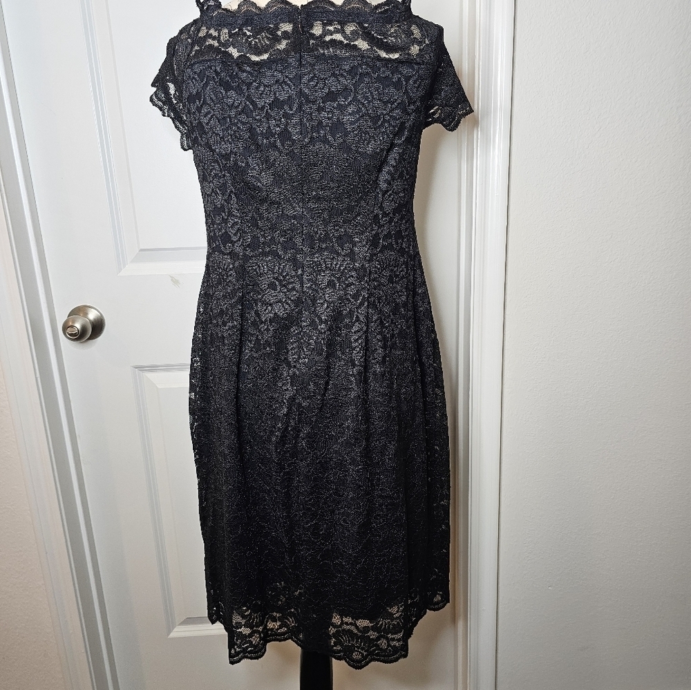 Lane Bryant, women’s knee-length black lace dress size 20 - Picture 3 of 5